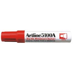 Whiteboard marker rosu, varf 5,0 mm, Artline 5100A