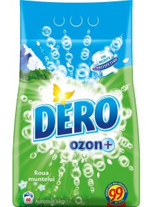 Detergent pudra pentru tesaturi, automat, 6kg, Ozon+ Roua Muntelui Dero