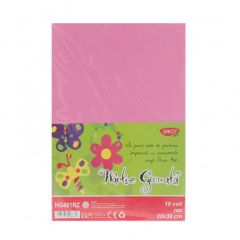 Hartie gumata A4, roz, 10bucati/set, Daco