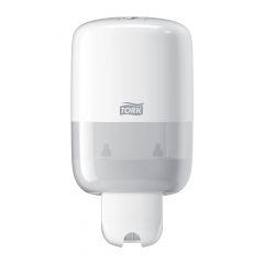 Dispenser din plastic alb pentru sapun lichid, 475ml, Tork 561000