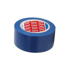 Banda adeziva marcare, PVC albastru, 50mm x 33m, Tesa