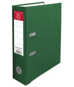 Biblioraft plastifiat 7,5cm, verde, Pigna