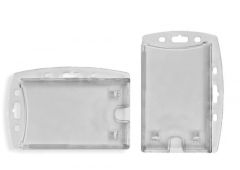 Ecuson plastic rigid pentru carduri, vertical si orizontal, sistem antialunecare, 90x55mm, 5buc/set,