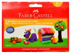 Plastilina in cutie, 12 culori/set, 160g, 120811 Faber Castell