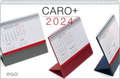 Calendar de birou albastru, Caro+ CV3, 2024, EGO