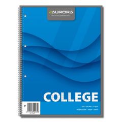 Caiet cu spira A4, 80file, matematica, coperta carton rigid, Aurora College