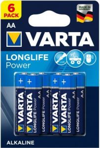 Baterie alcalina, cilindrica, LR6, AA, 6buc/set, V4906, LongLife Power Varta