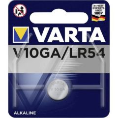 Baterie argint, buton, AG10, Varta