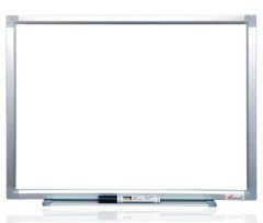 Whiteboard magnetic, 100cm x 150cm, Visual