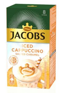 Cappuccino Jacobs Iced Salt Caramel, 8plicuri/cutie