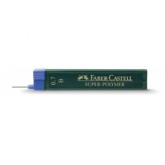 Mine creion mecanic 0,7mm, B, Super-Polymer Faber Castell-FC120701