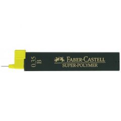 Mine creion mecanic 0,35mm, B, Super-Polymer Faber Castell-FC120301