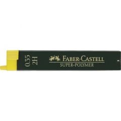 Mine creion mecanic 0,35mm, 2H, Super-Polymer Faber Castell-FC120312
