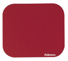 Pad mouse din poliester, rosu Fellowes