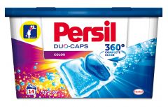 Detergent capsule gel pentru tesaturi, 14buc/cutie, Duo-Caps Color Persil