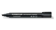 Permanent marker negru, varf tesit 2,0-5,0mm, Lumocolor 3509 Staedtler