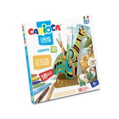 Set creativ, Create and Color, Giraffe 3D Carioca