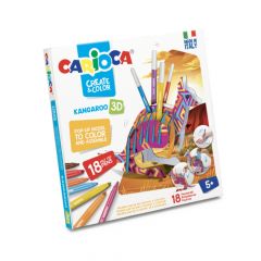 Set creativ, Create and Color, Kangaroo 3D Carioca
