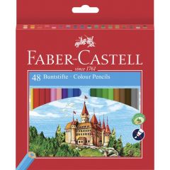 Creioane colorate 48culori/set , Eco Faber Castell-FC120148