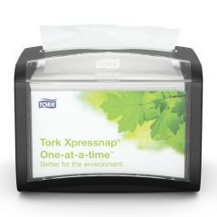 Dispenser din plastic negru pentru servetele de masa Xpressnap, Tork 272611