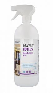 Dezinfectant, dezodorizant, cu pulverizator, pentru suprafete, 1L, Davera Hotels, Klintensiv