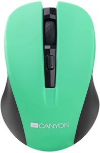 Mouse optic, wireless, 3 butoane si 1 scroll, verde, CNE-CMSW1GR, Canyon