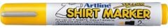 Permanent marker pentru textile, galben, varf 2,0 mm, Artline T-Shirt
