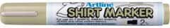 Permanent marker pentru textile, bej, varf 2,0 mm, Artline T-Shirt