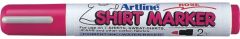 Permanent marker pentru textile, roze, varf 2,0 mm, Artline T-Shirt