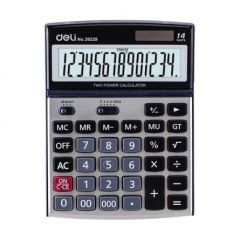 Calculator de birou 14 digit, metal, 39229 Deli