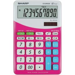Calculator de birou 10 digit, roz, EL-M332BBL Sharp