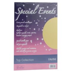 Carton color metalizat, auriu, A4, 120g/mp, 20coli/top, Special Events Favini