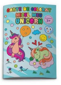 Carte de colorat A4, 24 coli, Micul Meu Unicorn