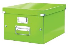 Cutie pentru depozitare, 369x200x281 mm, verde, WOW Click&Store Leitz