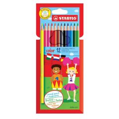 Creioane colorate 12culori/set, Color Stabilo