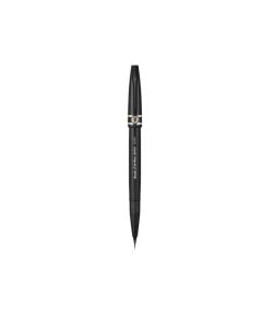 Marker pentru caligrafie, maro, Brush Pen ultra fin Sign Pen Artist Pentel-PESESF30CE