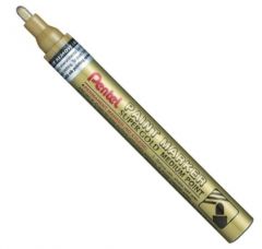 Permanent marker cu vopsea auriu, varf 2,5 mm, Pentel PEMMP10X