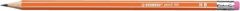 Creion cu guma, HB, corp portocaliu, 160 Stabilo