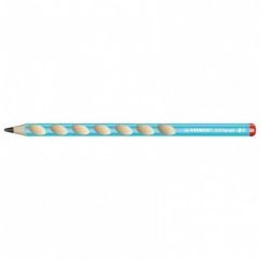 Creion fara guma, HB, pentru dreptaci, corp albastru, ergonomic EASYgraph Stabilo