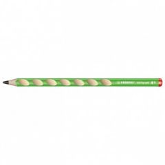 Creion fara guma, HB, pentru dreptaci, corp verde, ergonomic EASYgraph Stabilo