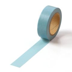 Banda adeziva color 15mm x 10m, bleu, Washi