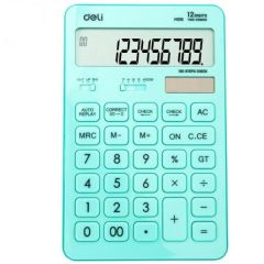 Calculator de birou 12 digit, 1531, bleu pastel, M015 Deli