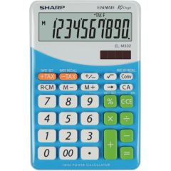 Calculator de birou 10 digit, albastru, EL-M332BBL Sharp
