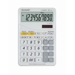 Calculator de birou 10 digit, alb, EL-M332BBL Sharp