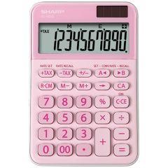 Calculator de birou 10 digit, roz, EL-M335BBL Sharp