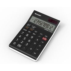 Calculator de birou 12 digit, negru/alb, EL-126RWH Sharp