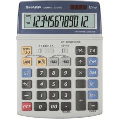 Calculator de birou 12 digit, gri, EL-2125C Sharp