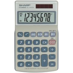 Calculator de buzunar 8 digit, EL-240SAB Sharp