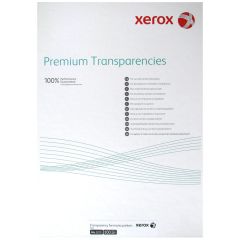 Folie transparenta cu hartie suport ptr. laser/copiator alb/negru, A4, tip A, Xerox 003R98199