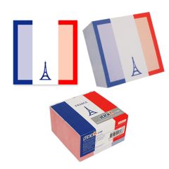Notes autoadeziv cub 70mm x 70mm, 400 file/set, alb, France Stick'n